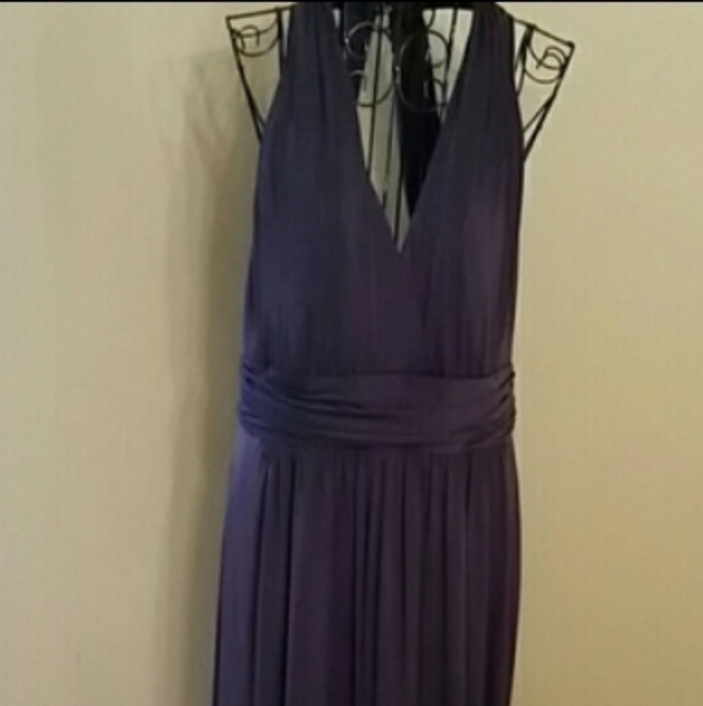 Long purple formal dress size 16
